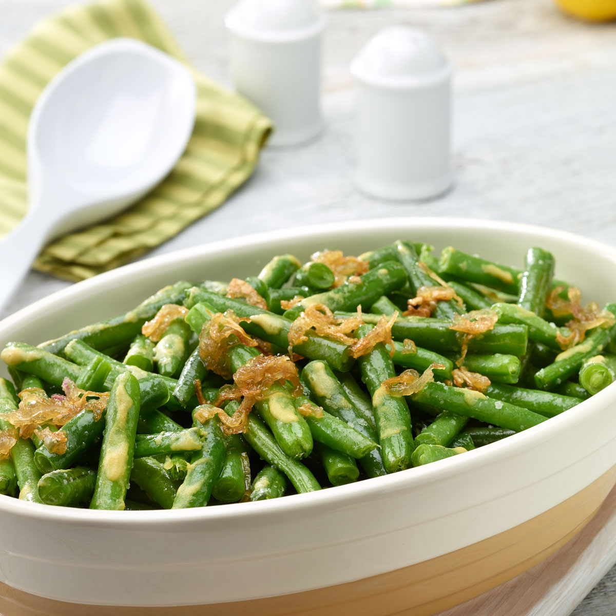 Roasted Green Beans with Shallots - Recipe photo by seasonedkitchen
