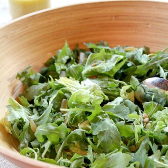 Easy Green Salad with Herbs - Recipe photo by southern food and fun