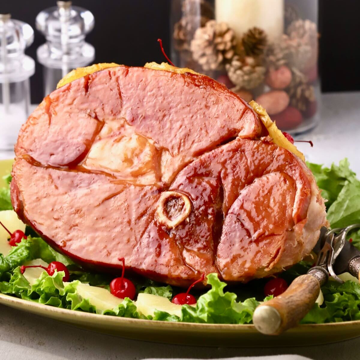 Maple Glazed Ham - Recipe photo by Grits and Pinecones