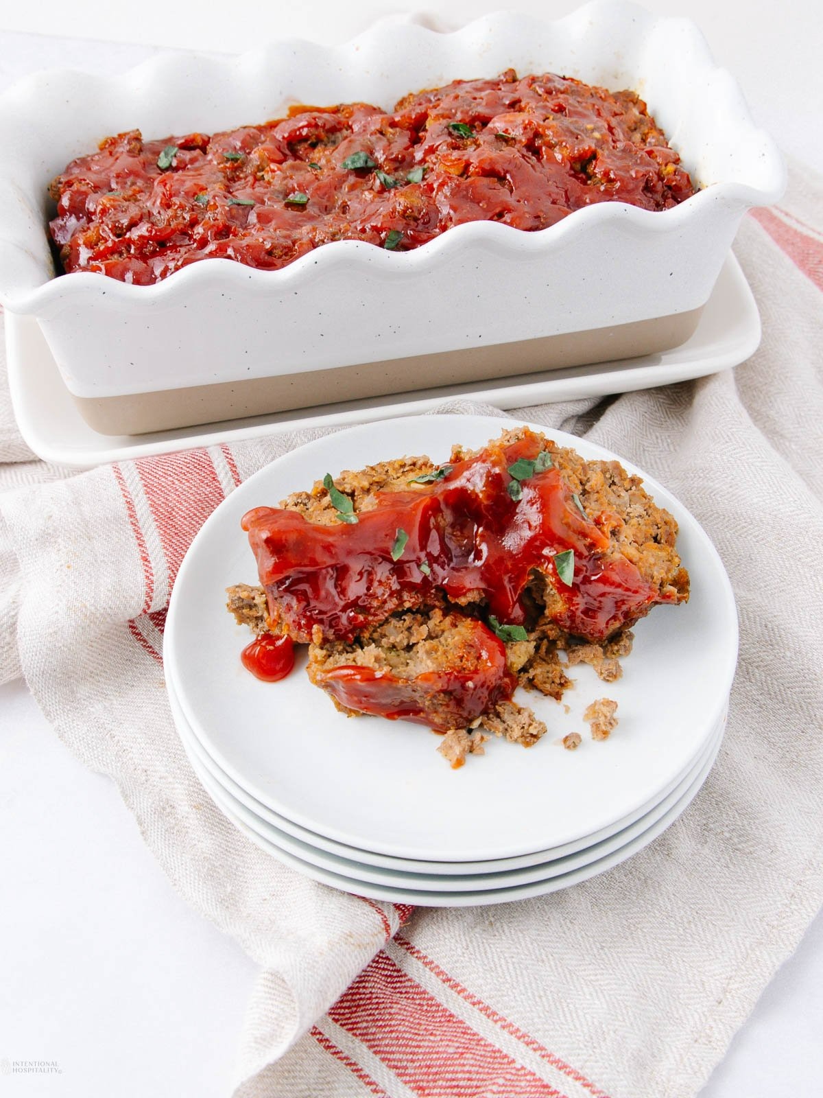 Meatloaf Using Stuffing Mix - Recipe photo by Intentional Hospitality