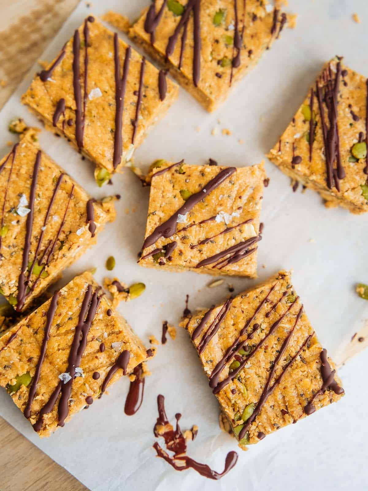 No Bake Oat Breakfast Bars - Recipe photo by Maria Lucey Dietitian