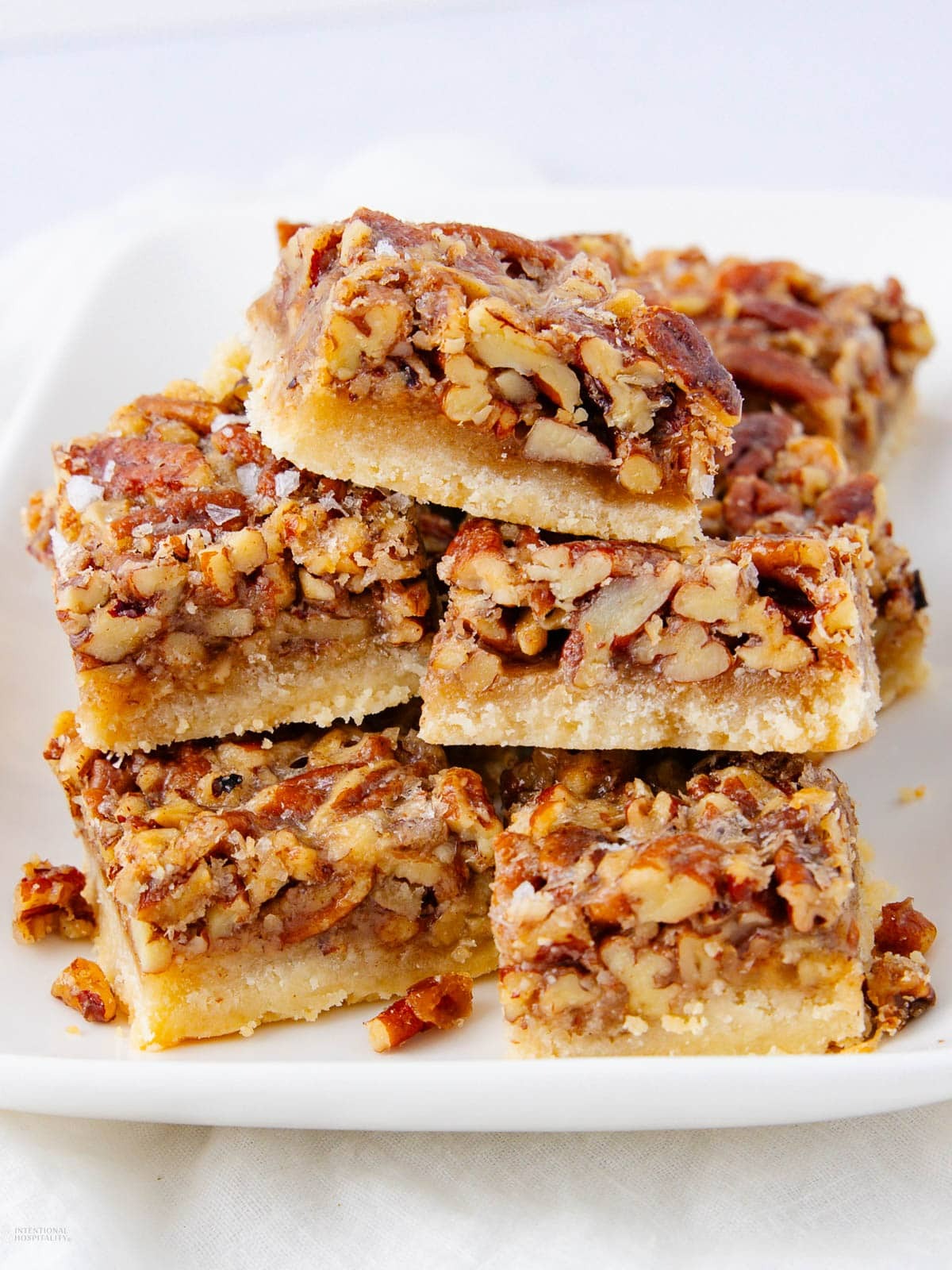 Gooey Pecan Bars - Recipe photo by Intentional Hospitality