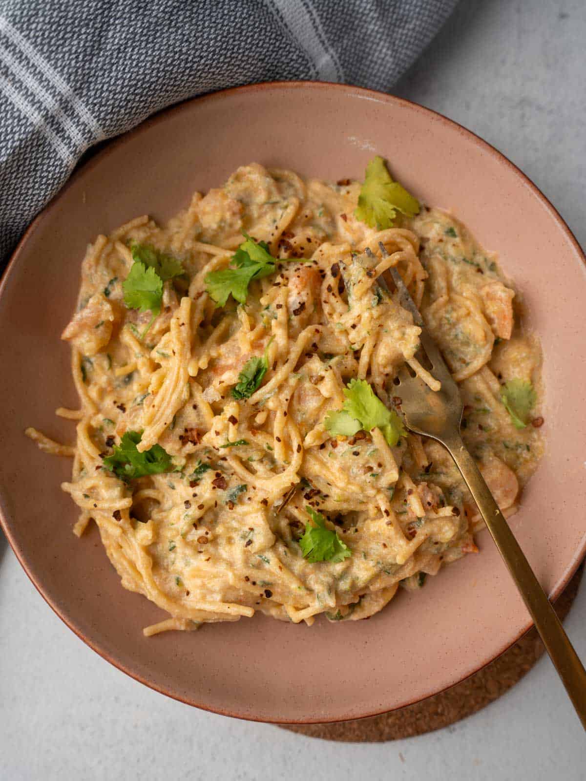 Pesto Ricotta Pasta - Recipe photo by Maria Lucey Dietitian