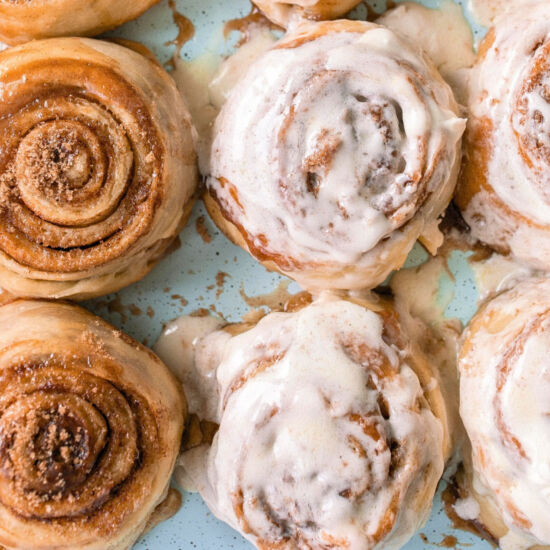The Best Sourdough Cinnamon Rolls - Recipe photo by simplytaralynn