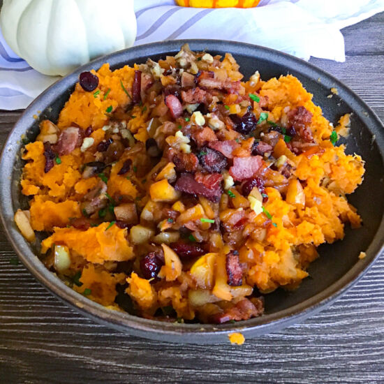 Roasted Sweet Potato Mash - Recipe photo by Healthful Indulgences