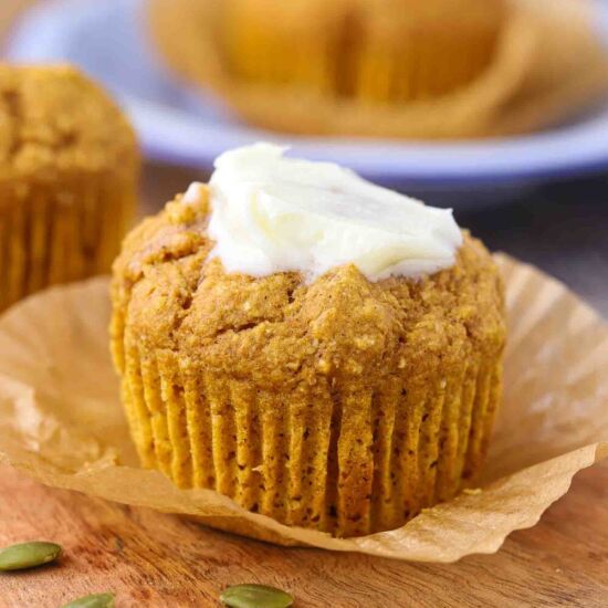 Pumpkin Bran Muffins - Recipe photo by oatmealwithafork