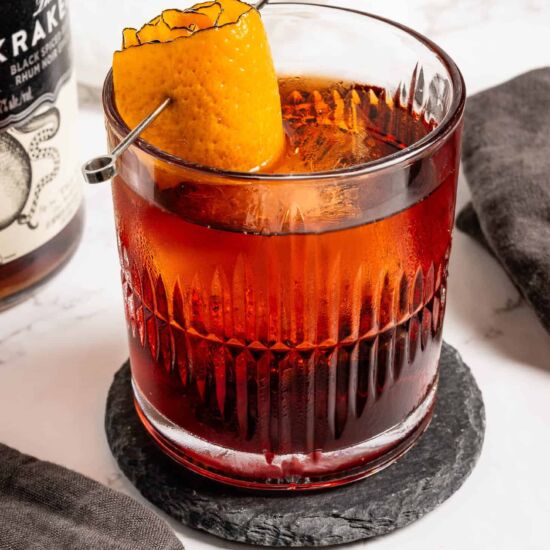 Rum Negroni Cocktail - Recipe photo by The Endless Meal