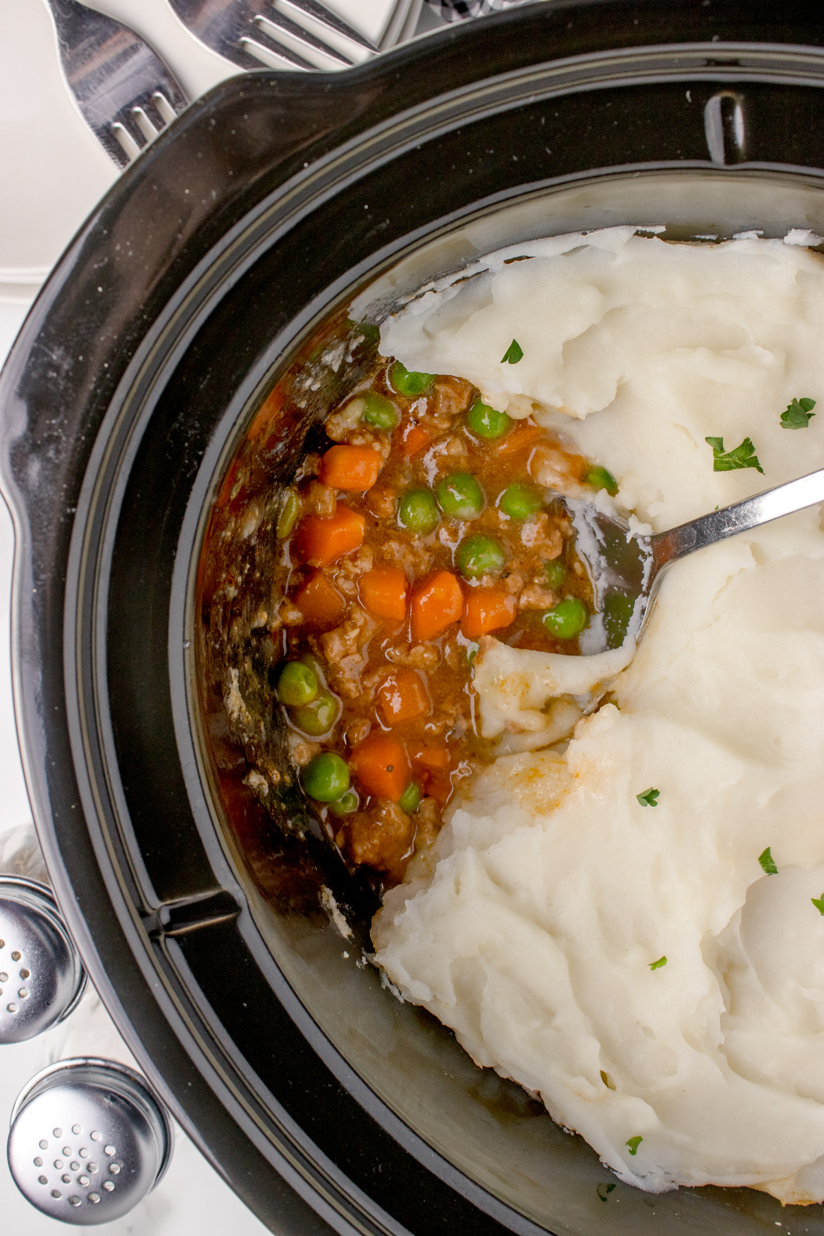Slow Cooker Shepherd's Pie - Recipe photo by dashfordinner