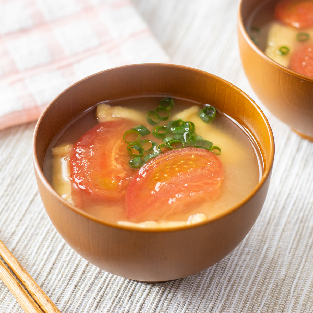 Tomato Miso Soup - Recipe photo by Umami Pot