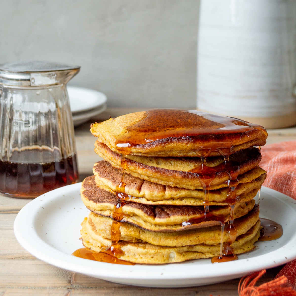 Pumpkin Buttermilk Pancakes - Recipe photo by LittleBlackSkillet