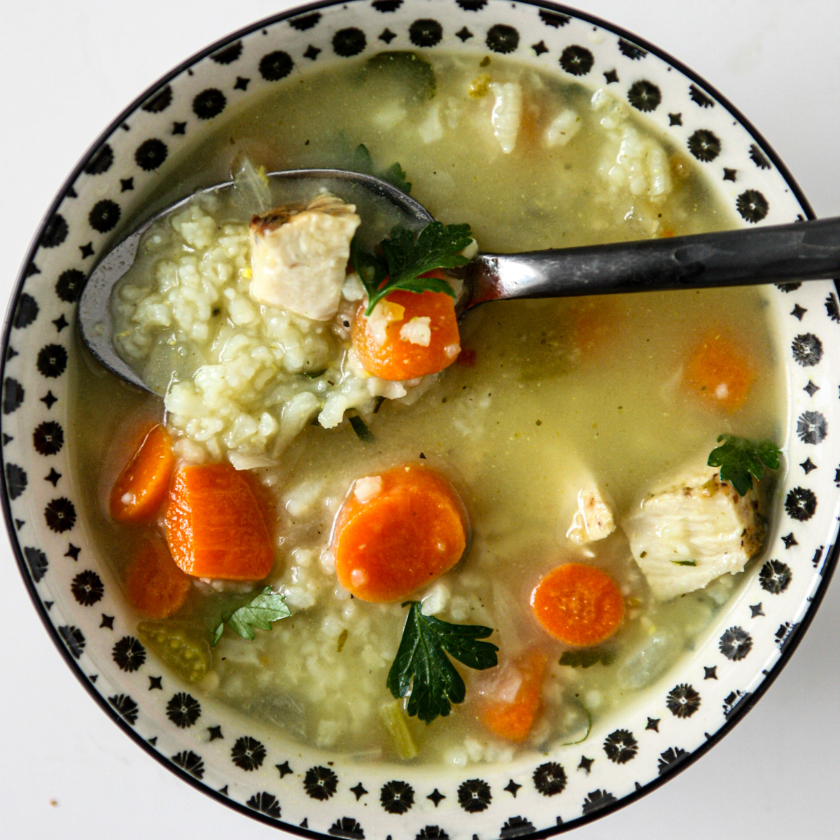 Turkey and Rice Soup - Recipe photo by the food blog