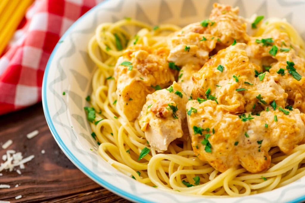 Parmesan Chicken Casserole - Recipe photo by The Cookin Chicks