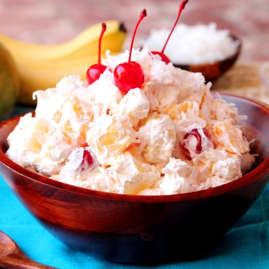 Tropical Ambrosia Fruit Salad - Recipe photo by CouponClippingCook