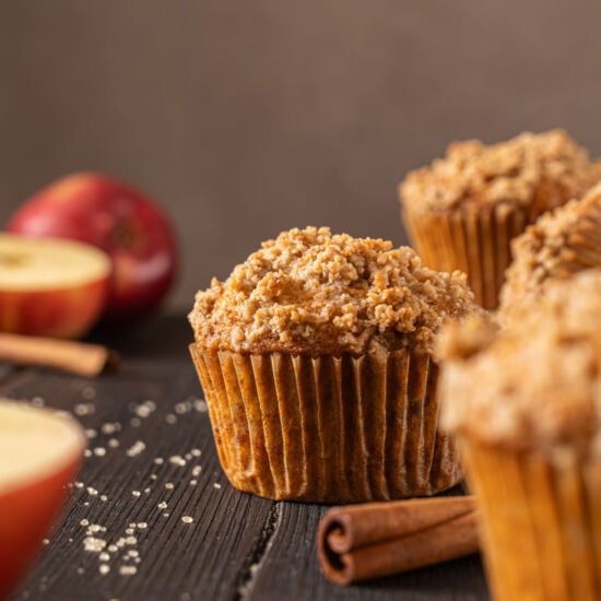 Brown Butter Apple Muffins - Recipe photo by Cakesperiments