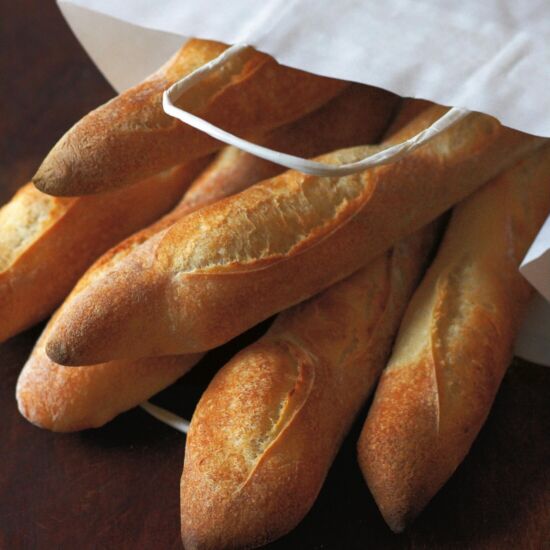 Baguettes with Fermented Dough - Recipe photo by coolfooddude