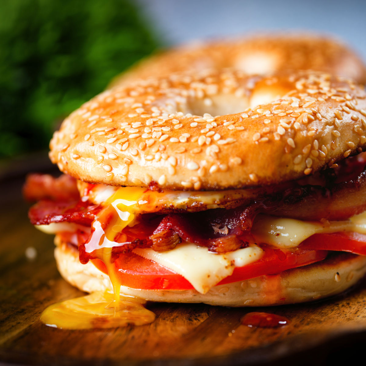 Bacon, Egg and Cheese Bagel - Recipe photo by Brian Jones