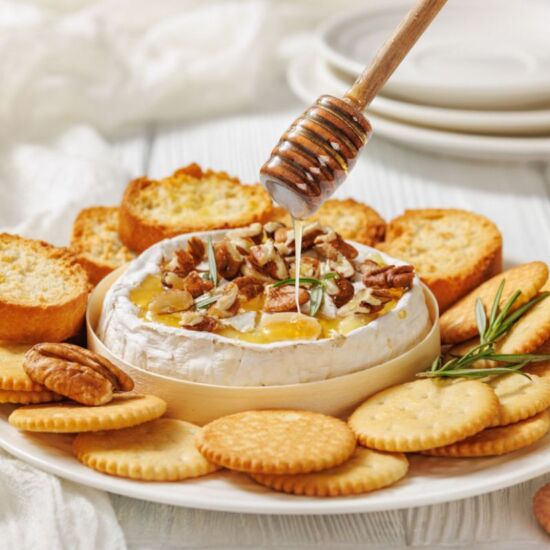 Baked Brie with Honey and Pecans - Recipe photo by jenn@cookwhatyoulove.com