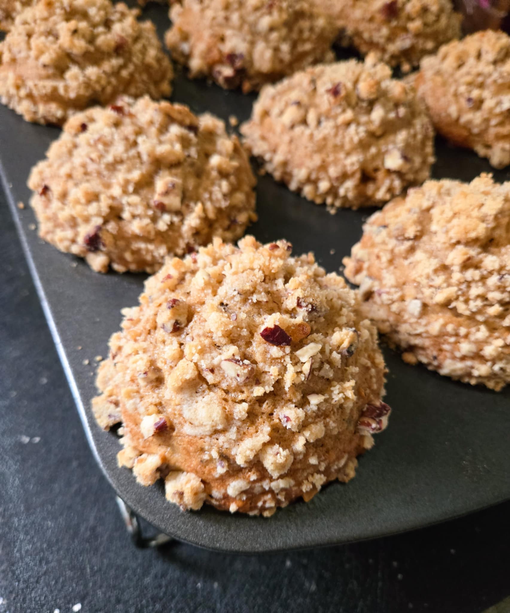 Banana Crumble Muffins - Recipe photo by the_happy_veg