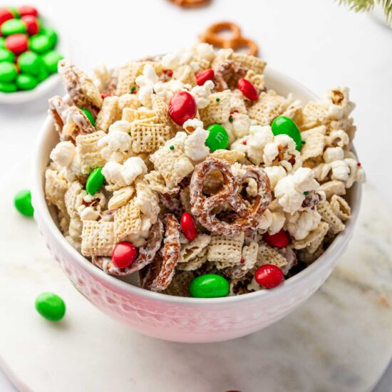 Christmas Crunch Holiday Snack Mix - Recipe photo by Abi Thiya