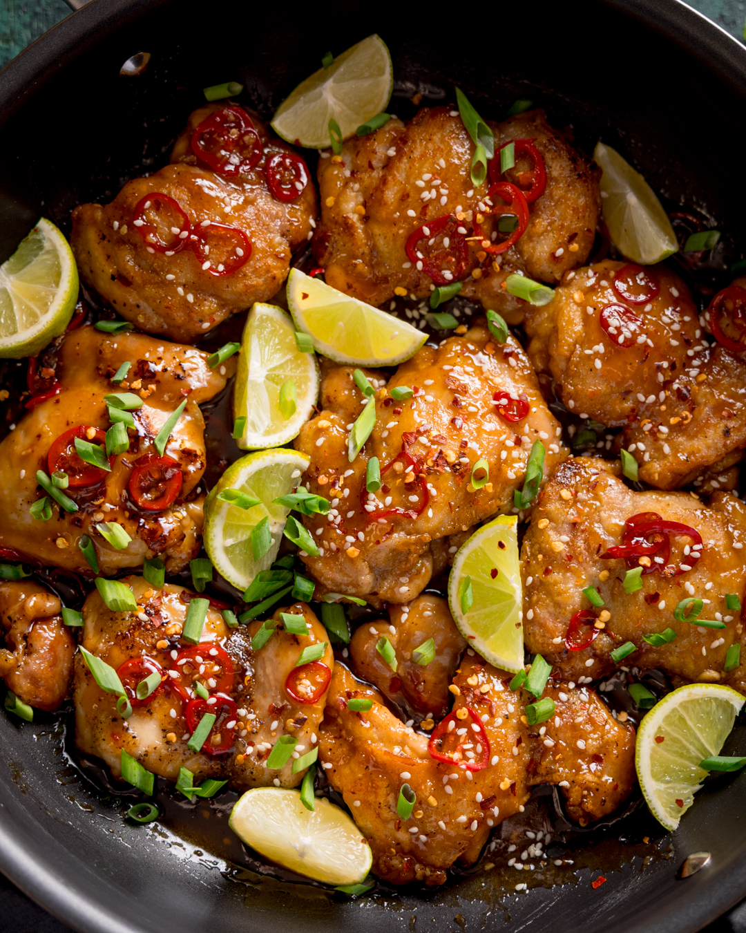 Chilli Lime Chicken - Recipe photo by KitchenSanctuary