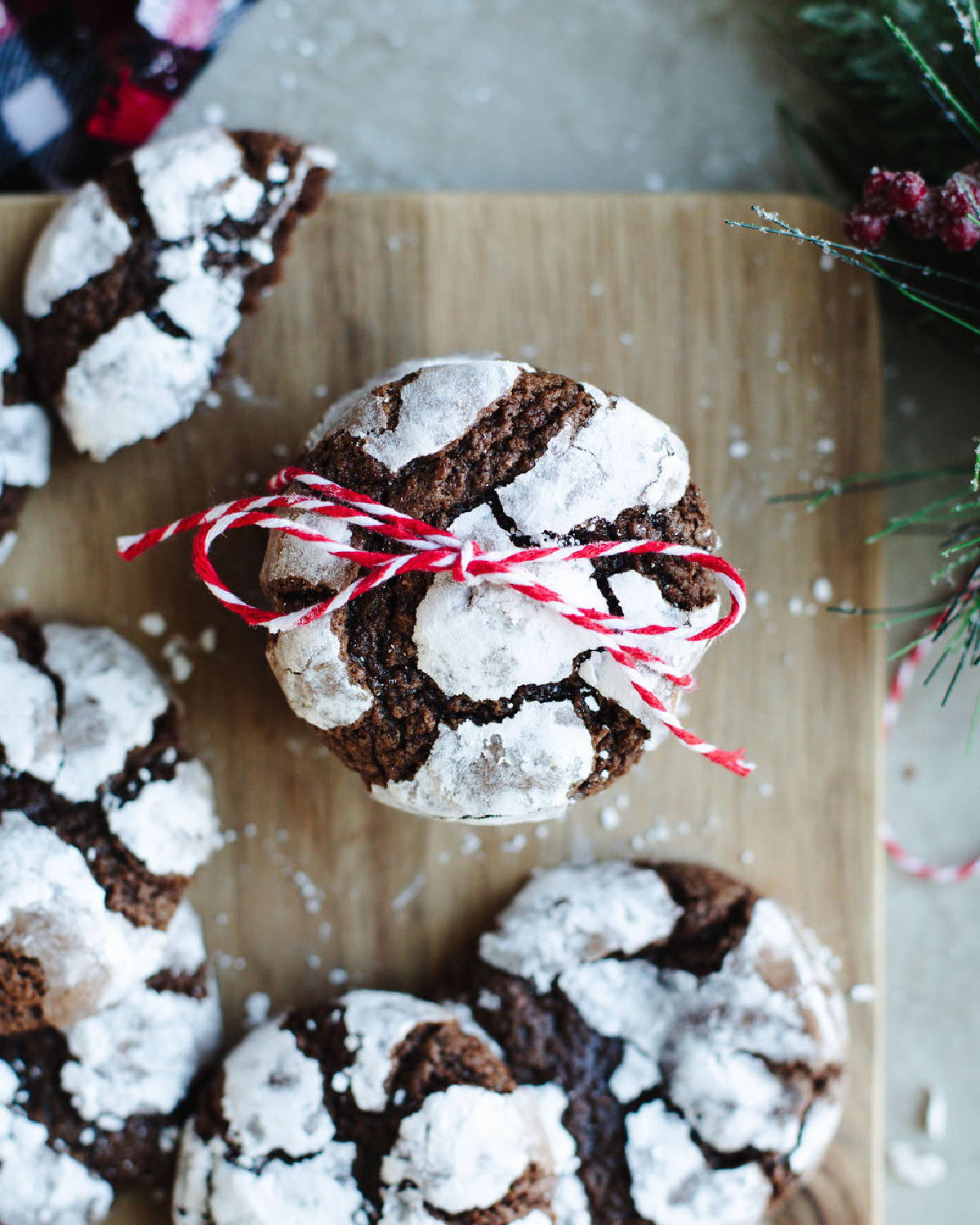 Chocolate Crinkle Cookies - Recipe photo by The Cookin Chicks