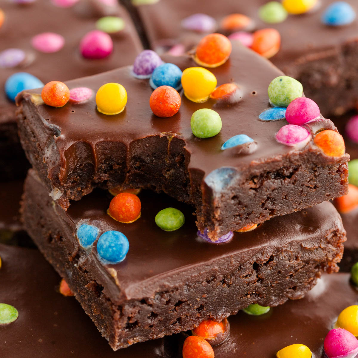 Homemade Cosmic Brownies - Recipe photo by KyleeCooks
