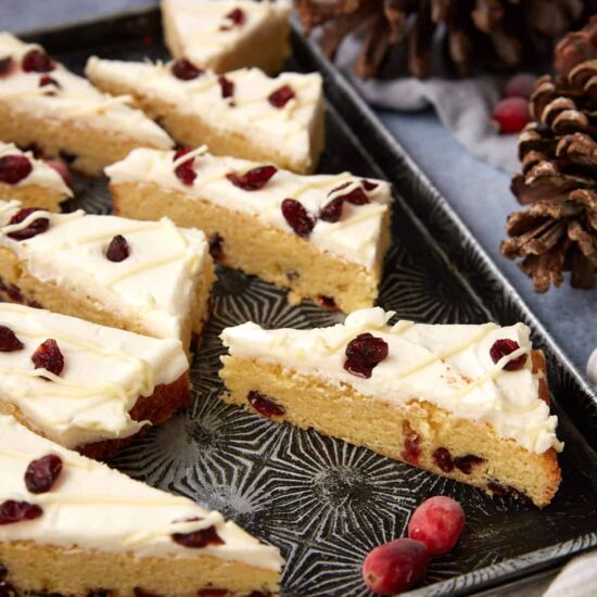 Cranberry Bliss Bars - Recipe photo by Barbara Curry