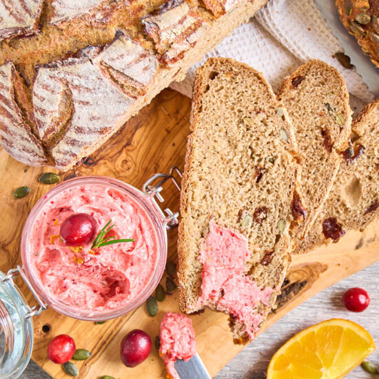 Cranberry Buckwheat Sourdough Bread - Recipe photo by ForThePleasureOfEating
