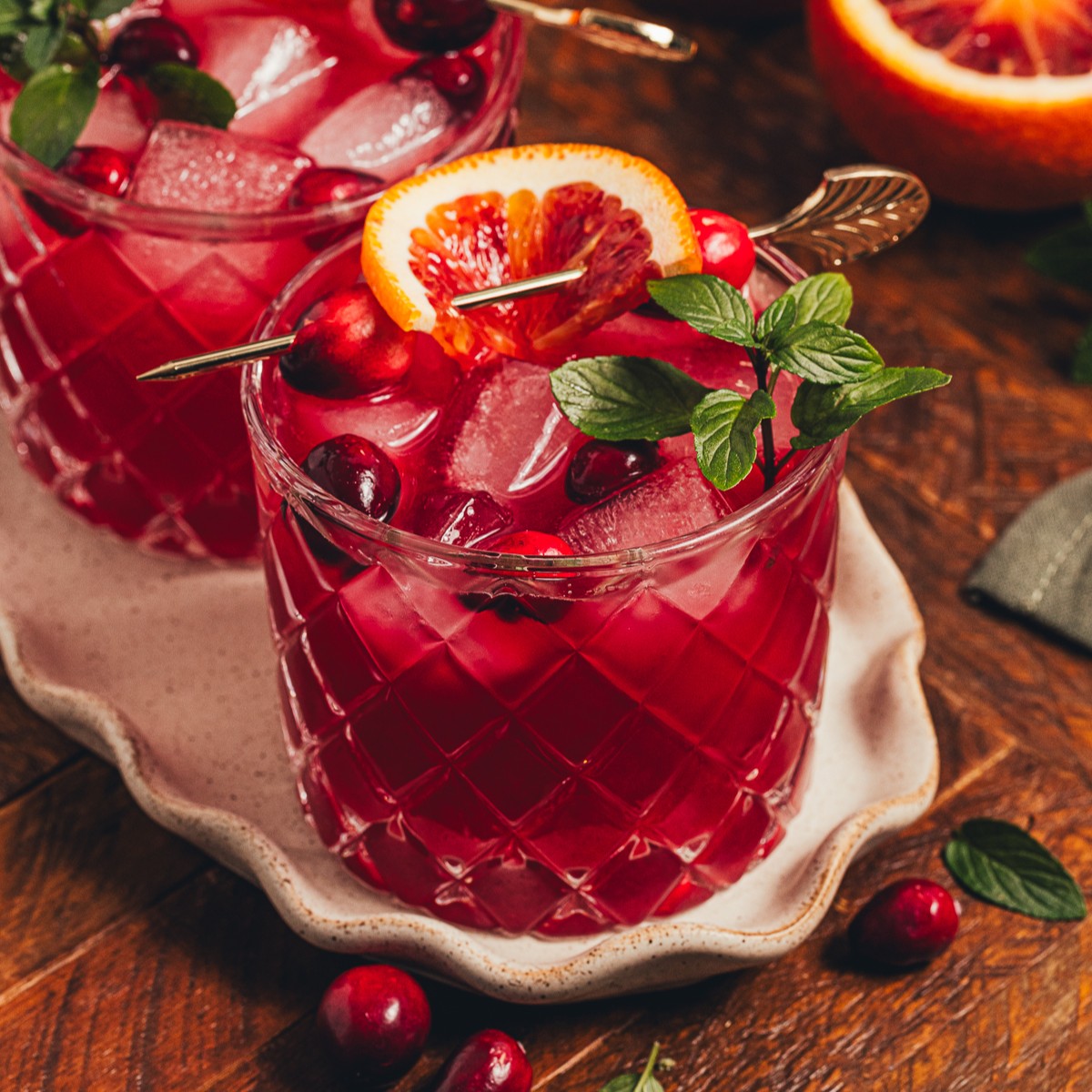 Cranberry Blood Orange Mocktail - Recipe photo by sweetmiscellany