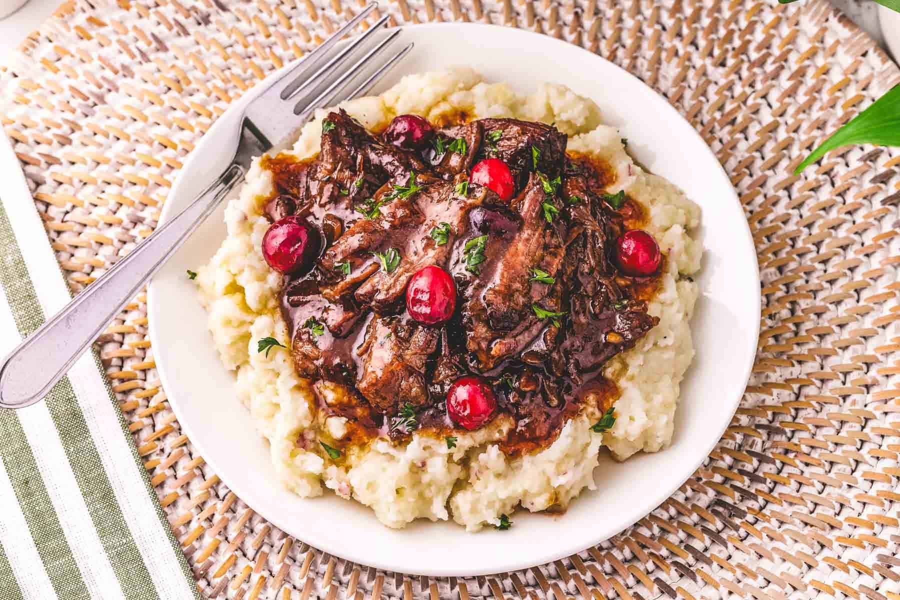 Crockpot Cranberry Pot Roast - Recipe photo by ImmigrantsTable
