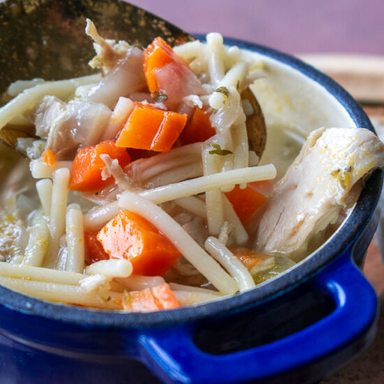 Gluten-Free Chicken Noodle Soup - Recipe photo by Laurasglutenfreekitchen