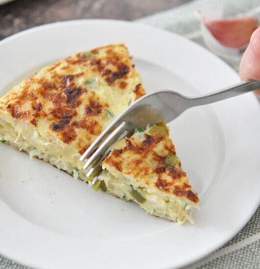 Omelet from the Basque Country - Recipe photo by Spain on a Fork