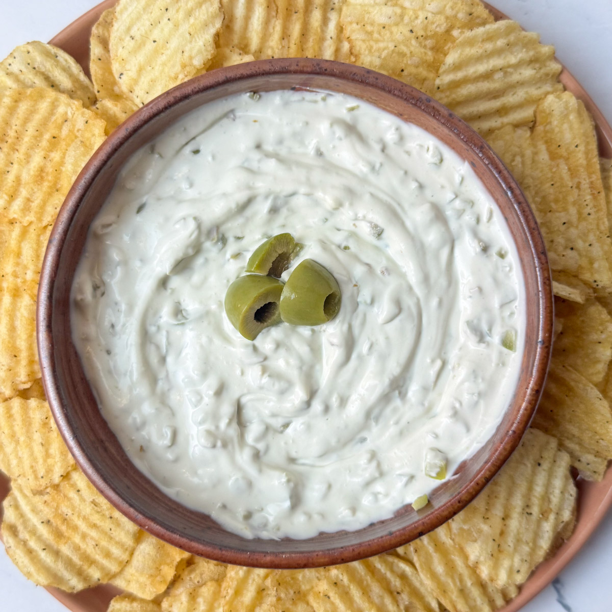 Dirty Martini Dip - Recipe photo by NextLevelBaker