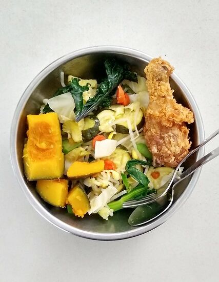 Fried Chicken Bowl - Recipe photo by escapetofood