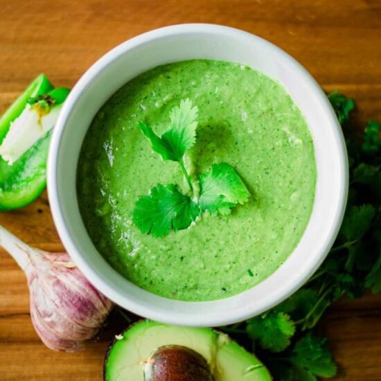 Venezuelan Guasacaca Sauce - Recipe photo by A Latin Flair