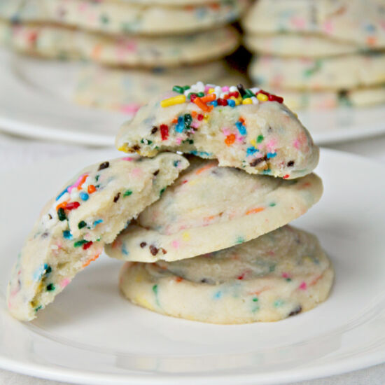 Soft Funfetti Sugar Cookies - Recipe photo by southern food and fun