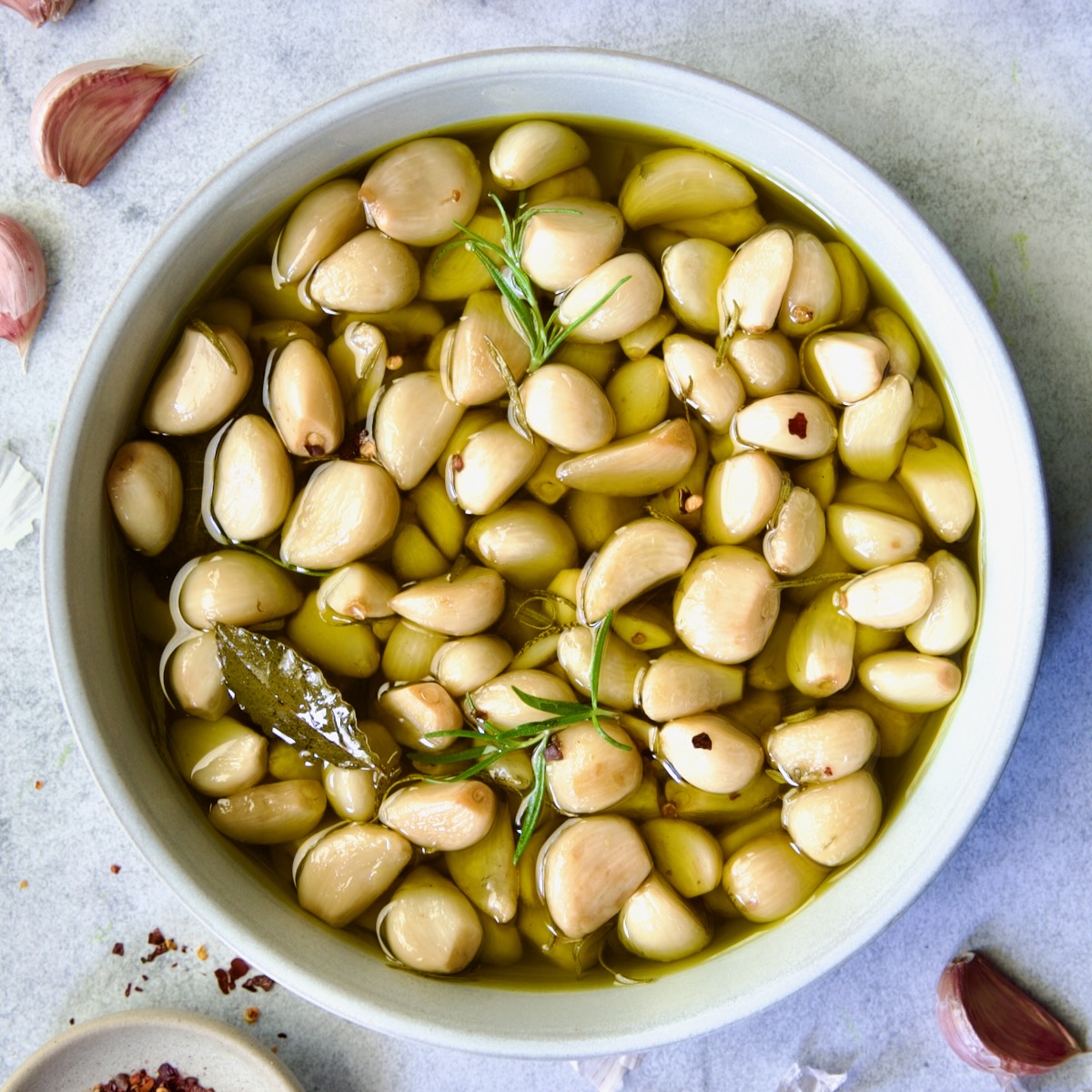 Garlic Confit - Recipe photo by fromachefskitchen