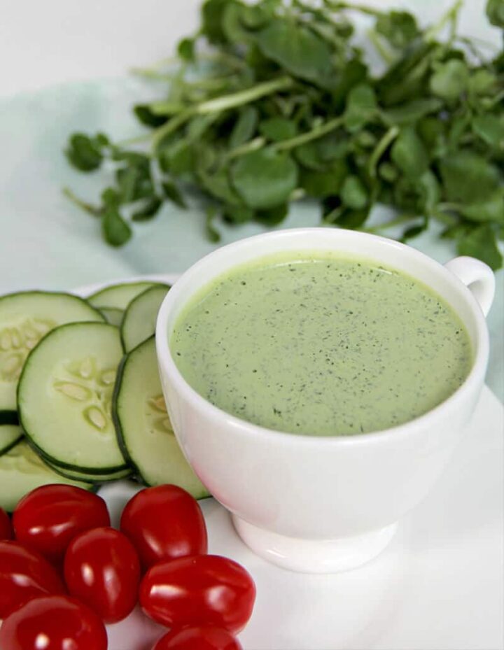 Green Goddess Dressing - Recipe photo by southern food and fun