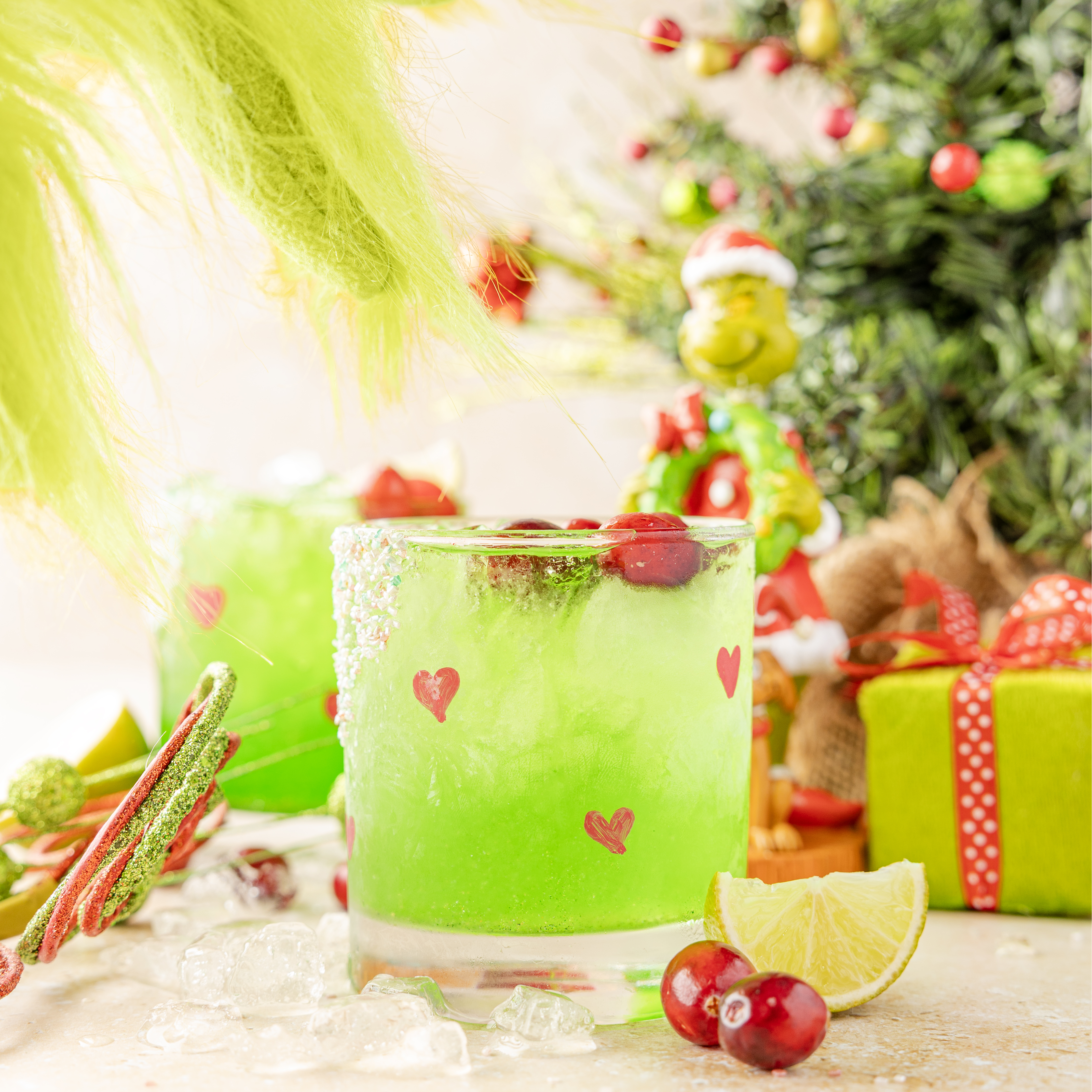 Grinch Margarita - Recipe photo by TheChaoticTable