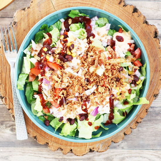 BBQ Turkey Salad - Recipe photo by cheap-recipe-blog