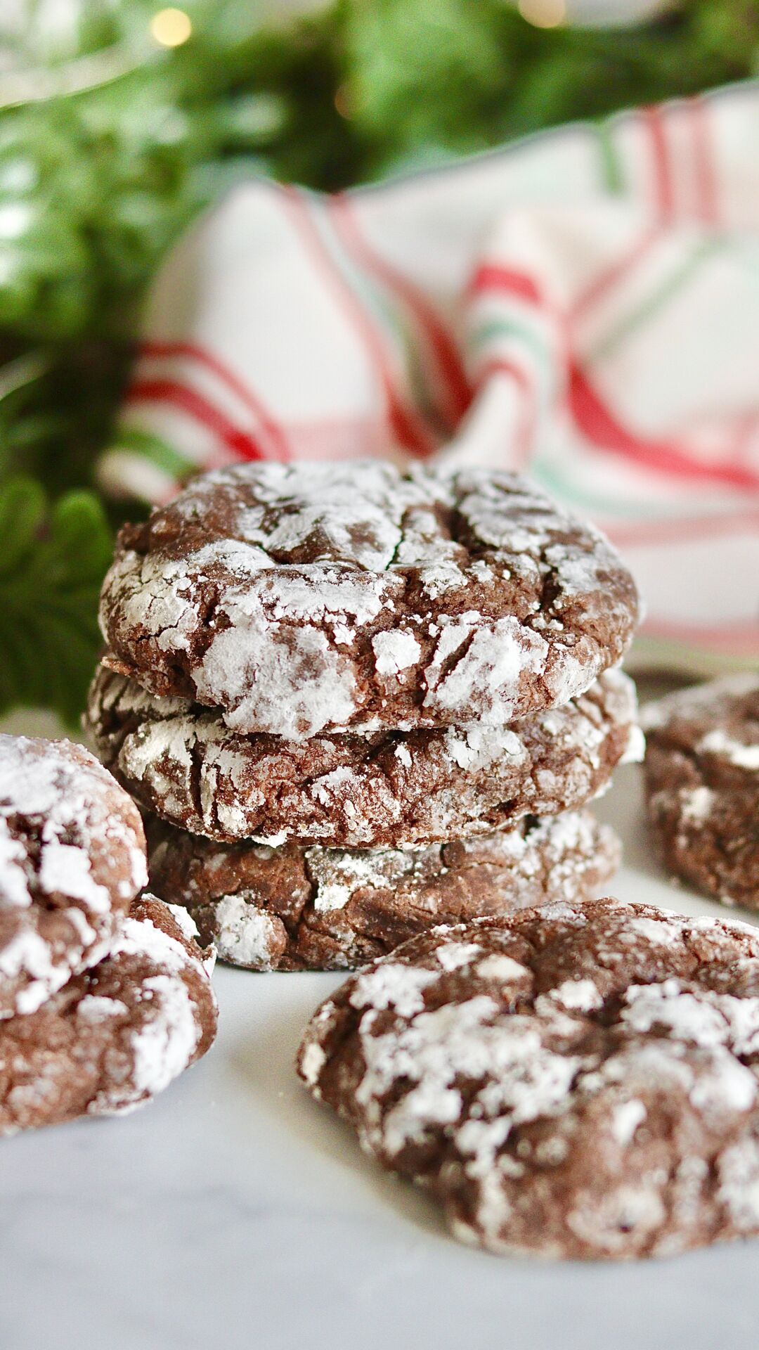 Soft Chocolate Crinkle Cookies - Recipe photo by Sweet Girl Treats
