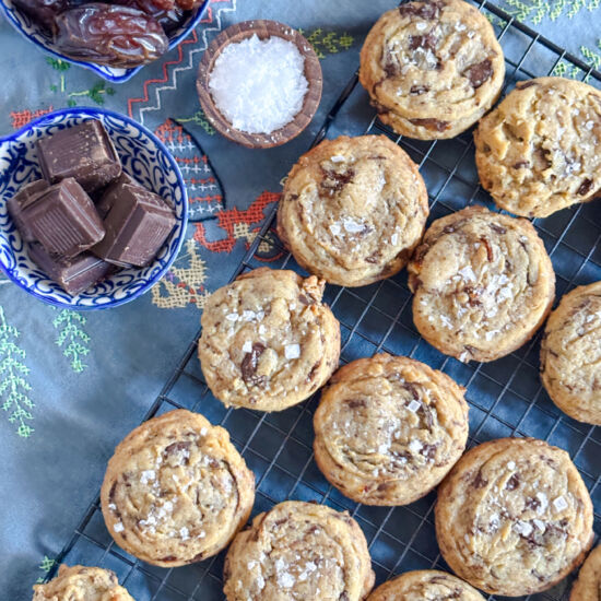 Salted Date & Dark Chocolate Cookies - Recipe photo by northernginger