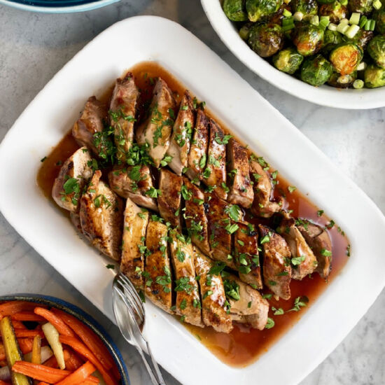 Pork Tenderloin with Glaze - Recipe photo by thebrookcook.wordpress.com