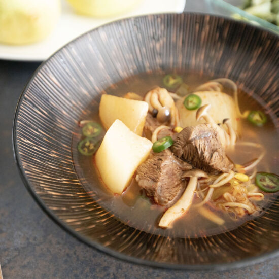 Korean Spicy Beef and Radish Soup - Recipe photo by foodmakesmehappy