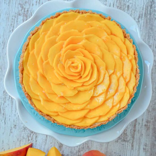 Mango Tart with Pastry Cream - Recipe photo by A Latin Flair