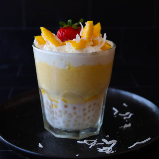 Mango and Tapioca Pearl Parfait - Recipe photo by Gday Souffle