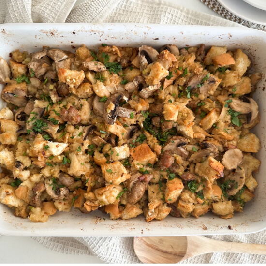 Mushroom and Sausage Stuffing - Recipe photo by Nictastingspoon