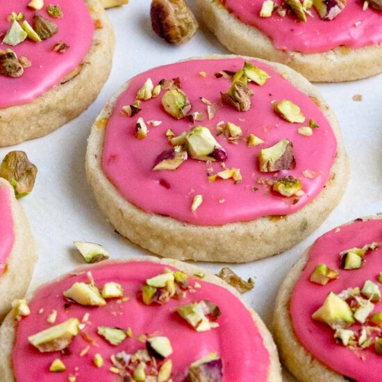 Pistachio Shortbread Cookies - Recipe photo by bakesbybrownsugar