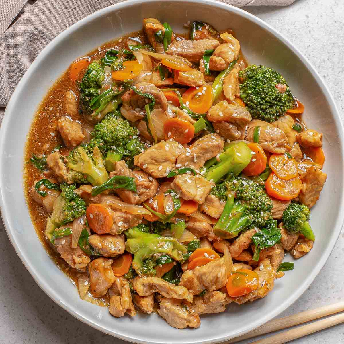 Pork Chop Suey - Recipe photo by ToSimplyInspire