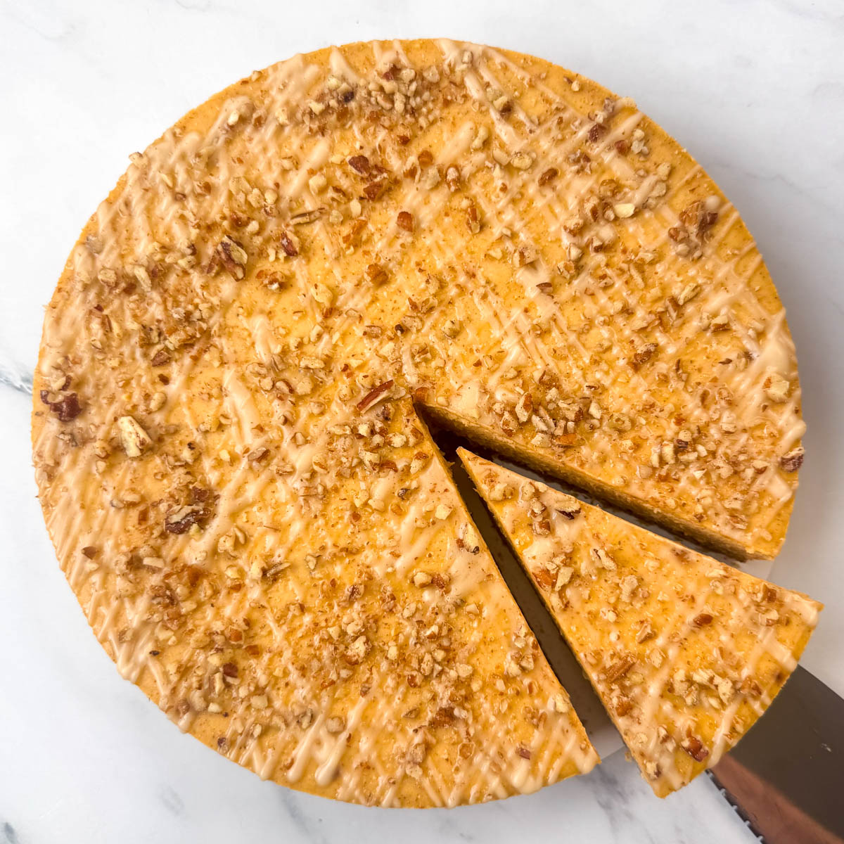 Pumpkin Pecan Cheesecake - Recipe photo by NextLevelBaker